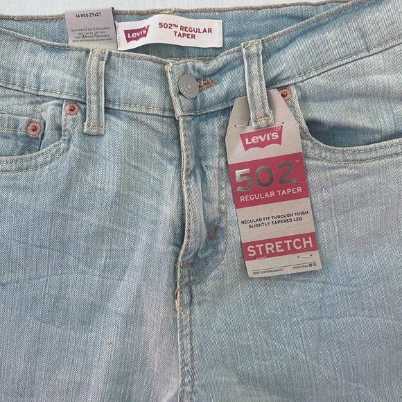 Levi's 502 Regular Taper Men's Straight Jeans 27x27 NWT - Picture 6 of 10